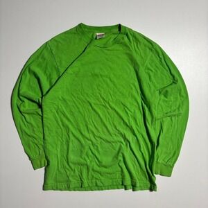 Supreme Lime Green Long Sleeve T-Shirt - Medium